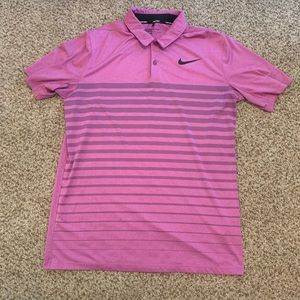 Men’s Nike Golf Polo - Purple/Black - Medium